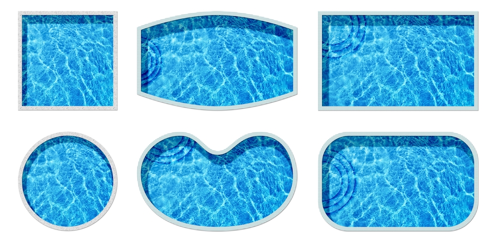 Set,With,Swimming,Pools,Of,Different,Shapes,On,White,Background,